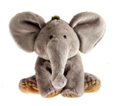 Schaffer 4232 Elefant Sugar, 19 cm, Plüschtier grau, Kuschelelefant -