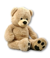 XXL Teddybär Bär 1m hellbraun Kuschelbär 100 cm Teddy Plüschtier Kuscheltier -