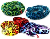 1 x Schlange aus Plüsch ca. 2m, 1 aus 5 Farben (sortiert) - 1