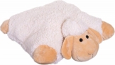 Bieco 04001319 - Schaf Polly Kissen und Schmusetier in einem, ca. 45 cm - 1