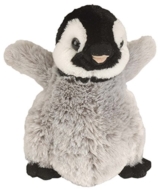 Cuddlekins Plüschtier grau - schwarz Pinguin, Kuscheltier ca. 20 cm - 1