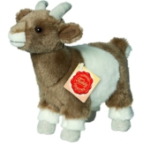 Hermann Teddy Collection 917199 - Plüsch-Ziege stehend, 22 cm, braun/weiß - 1