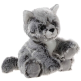 Heunec 246775 - Plüschtier - Glitter-Kitty Katzen-Baby graumeliert, 20 cm - 1