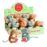 Teddy Hermann 92603 Maus 2-farb. sort. 11 cm - Preis pro 1 Maus - 1