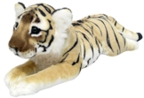 Wagner Plüschtier Tiger Baby - liegend - braun - 60 cm - 1