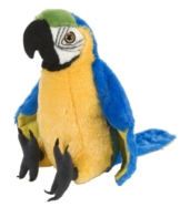 Wild Republic 12248 - Plüsch Macaw Papagei, 30cm - 1