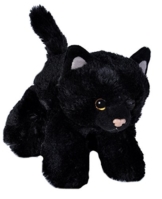 Wild Republic 18089  -  Hug ems Katze Plüschtier, 18 cm, schwarz - 1