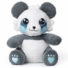 corimori 1849 - „MEI“ der Panda Plüschtier Kuscheltier Stofftier, Kinder Baby Jungen Mädchen, 26cm, Blau Weiß Grau - 1