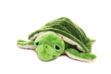 Habibi Plush Premium - 1836 Wasserschildkröte grün - mit herausnehmbarem Körnerkissen - Wärmestofftier zum Erwärmen in der Mikrowelle/Backofen - 1