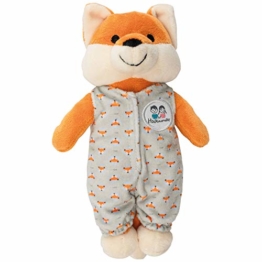 Hosenmax "Flinker Fuchs Kuscheltier - 20 cm - Plüschtier Fuchs, Plüschfuchs, Puppe Mädchen und Jungen, Baby und Kinder - Abnehmbarer Schlafsack - 1
