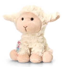 Lashuma Plüschtier Lamm Woolly, Weißes Schaf, Kuscheltier Pippins 14 cm - 1