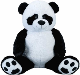 Lifestyle & More Riesen Pandabär Kuschelbär XXL 100 cm groß Plüschbär Kuscheltier Panda samtig weich - zum liebhaben - 1