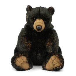 Mimex WWF14791 - Plüsch, Grizzlybär, 32 cm, schwarz - 1