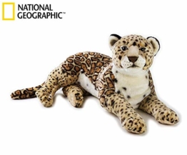 National Geographics Jaguar Stofftiere Plüsch Spielzeug (groß, Natur) - 1