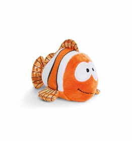 NICI 45368 Kuscheltier Clownfisch Claus-Fisch 15cm liegend, orange - 1