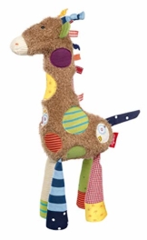 sigikid, Mädchen und Jungen, Stofftier Giraffe Sweety, Braun/Bunt, 38300 - 1