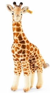 Steiff Bendy Giraffe - 45 cm - Kuscheltier für Kinder - Plüschgiraffe - weich & waschbar - beige, braun (068041) - 1