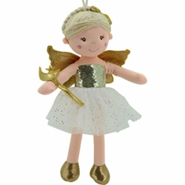 Sweety Toys 11780 Stoffpuppe Fee Plüschtier Prinzessin 45 cm Gold - 1