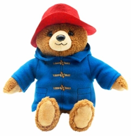 Teddys Rothenburg Kuscheltier Paddington Bär braun/blau/rot 26 cm Plüschbär - 1