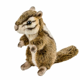 Teddys Rothenburg Streifenhörnchen Stripe 30 cm (17 cm ohne Schwanz) Stofftier Kuscheltier Plüschtier Baby Kinder Spielzeug Eichhörnchen - 1