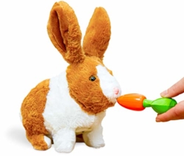 Think Gizmos Interaktives Spielzeug Kaninchen-Spielzeug für Jungen und Mädchen im Alter von 3 - 8 - Elektro-nisches Kinder Spielzeug Kaninchen mit Ton und Bewegung - TG813 - 1
