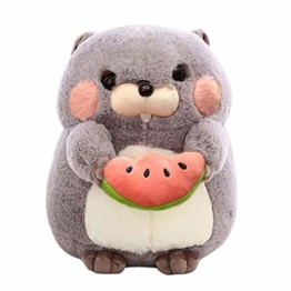 TOYANDONA Hamster Plüsch Kissen Cartoon Murmeltier Puppe Kuscheltiere Spielzeug Weichen Plüsch Kinder Spielzeug Geschenk - 1