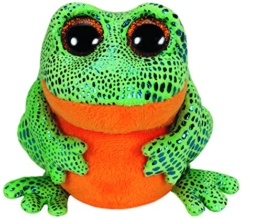 TY 36123 - Speckles Frosch mit Glitzeraugen, glitzerndem Rücken und Beinen, Glubschi's, Beanie Boo's, 15 cm, grün - 1