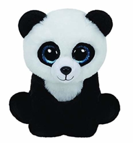 TY Baboo 41204 Panda mit Glitzeraugen, Weiß/schwarz - 1