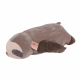 UNUS Seitenschläferkissen Stillkissen Lagerungskissen Faultier Kissen für Kinder Dekoration extrem weich 75 cm Grau - 1