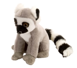 Wild Republic 11022 - Plüsch Lemur, 13 cm - 1