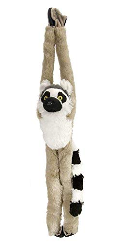 Wild Republic 12230 Lemur schwarz-weiß 30 cm Kuscheltier Plüschtier 