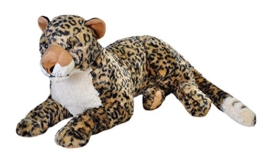 Wild Republic 19798 Jumbo Plüsch Leopard, großes Kuscheltier, Plüschtier, Cuddlekins, 76 cm - 1
