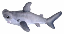 Wild Republic 23415 Plüschtier Living Ocean Mini Hammerhai, Stofftier, 40 cm, Multi - 1