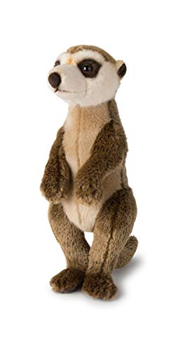 WWF WWF00838 Plüsch Erdmännchen, realistisch gestaltetes Plüschtier, ca. 30 cm groß und wunderbar weich - 1