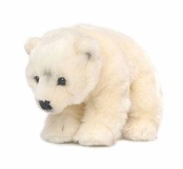 WWF WWF16860 Plüsch Eisbär, realistisch gestaltetes Plüschtier, ca. 23 cm groß und wunderbar weich - 1