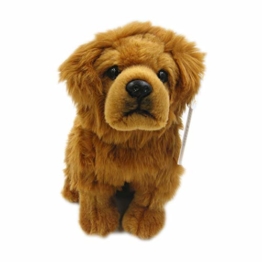 Zhenwo Stofftier Chow Chow Puppe Frise Welpe Kuscheltier Hund Plüschtier Niedliche Simulation Haustiere Flauschige Puppen Geburtstagsgeschenke,A - 1