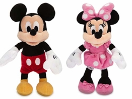 Disney Micky Maus und Minnie Maus Mini Bean Bag Stofftier Set 20cm - 1