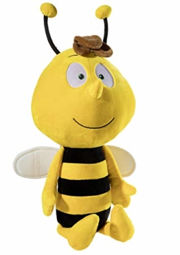 Heunec 605770 Biene Maja Willi groß ca 70 cm, Mehrfarbig, 0 - 1