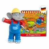 tonies Hörfiguren für Toniebox: Benjamin BLÜMCHEN Hörspiel - Benjamin als Baggerfahrer Figur - ca. 41 Min. - ab 3 Jahre - DEUTSCH - 1