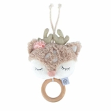 Bieco Musikspieluhr Reh | ca. 30 cm | Baby Spieluhr | Einschlafhilfe Babys | Baby Musik | Spieluhr Baby | Baby Schlaf | Kuscheltiere für Babys | Einschlafhilfe Kinder | Baby Spielzeug ab 0 Monate - 1