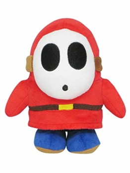 Super Mario ALLSTAR COLLECTION Stofftier Kuscheltier Plüsch Figur Plüschtier: Heyho Shy Guy 16cm - 1