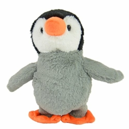 Kögler 75685 - Labertier Pinguin Fridolin, ca. 22,5 cm groß, nachsprechendes Plüschtier mit Aufnahme- und Wiedergabefunktion, plappert alles witzig nach und bewegt sich, batteriebetrieben - 1