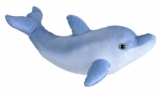 Wild Republic 23420 Plüschtier Living Ocean Mini Delfin, Stofftier, 40 cm, Multi - 1